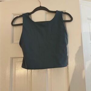 Free People Dark Green Sleeveless Women's Top
